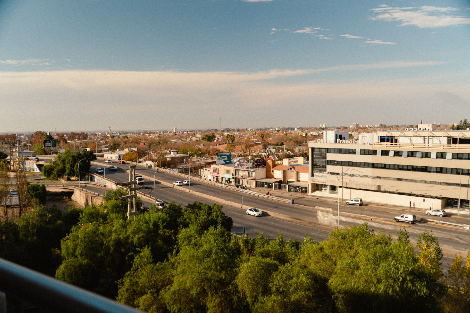 Vista panorámica desde balcón